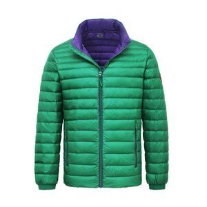 Rokka & Rolla Men's Ultra Light Packable 100% Duck Feather Down Puffer Jacket XL